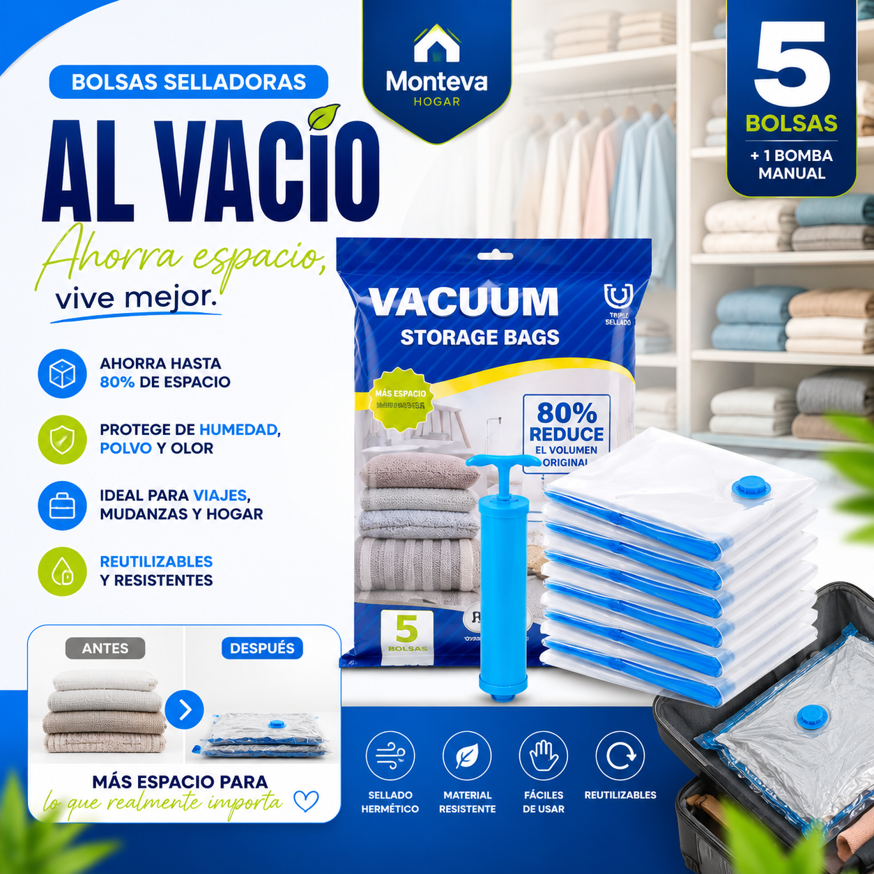 BOLSA SELLADORA AL VACIO X5
