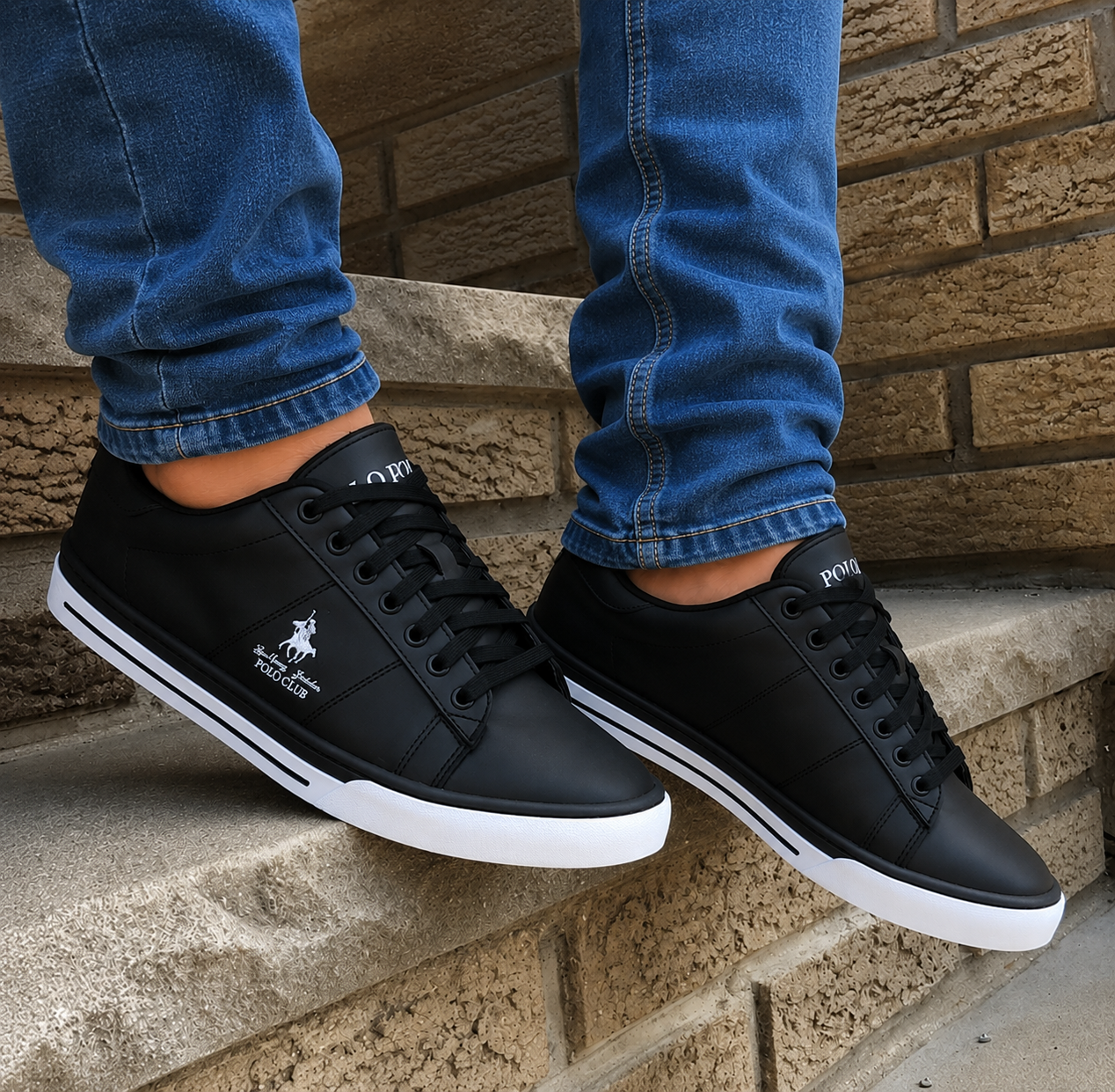 TENIS POLO CLUB NEGRO